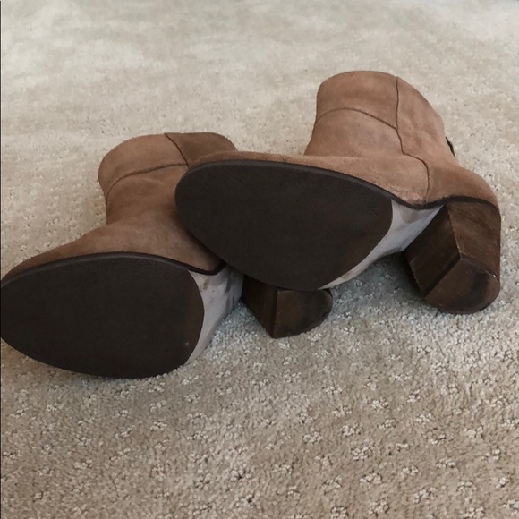 ARTURO CHIANG BROWN SUEDE BOOTIES - Picture 5 of 5